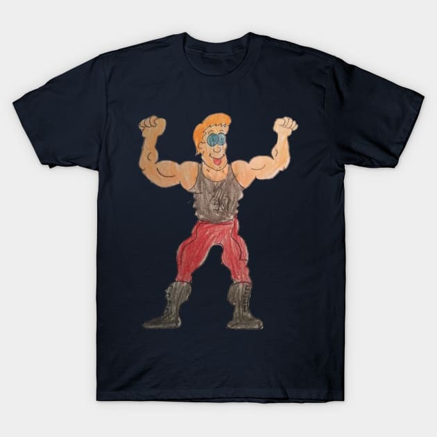 The Wrestler T-Shirt by unicronandbear